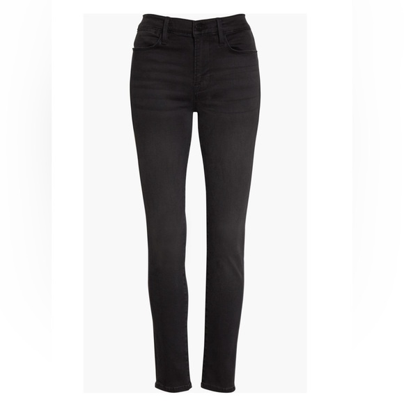 Frame Le High Ankle Skinny Jeans in Kerry grey - Picture 3 of 7